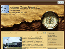 Tablet Screenshot of americancapitalpartners.com